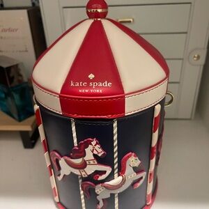 Kate Spade Carousel Bag - Red and White